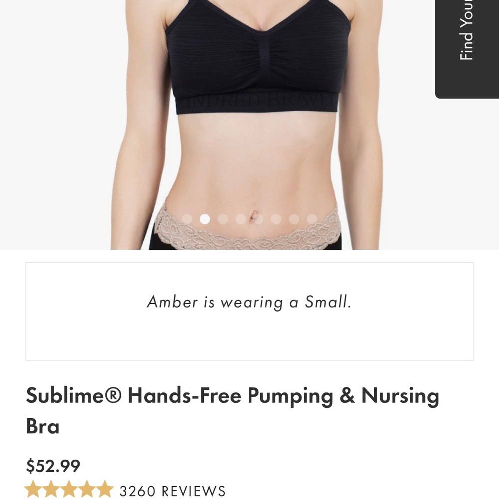 Like new Kindred Braverly sublime hands free pumping bra large
